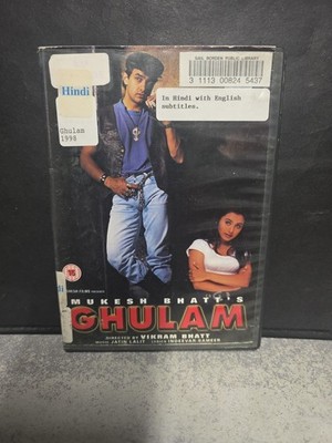 Mukesh Bhatt's Ghulam DVD Directed by Vikram Bhatt, Ex Library Rental, Good 
