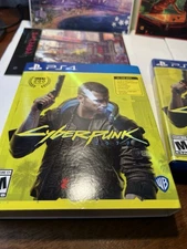 Cyberpunk 2077 Video Game Sony PlayStation 4, PS4 Complete slipcover *UNTESTED*