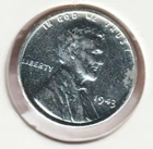 1943 WWII Lincoln Wheat Steel Penny Collectible US Collection Very Good War Coin