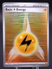2025 Pokemon Basic Lightning Energy SVE EN 020 Tinsel Holo NM Scarlet & Violet