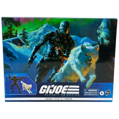 GI Joe Classified Snake Eyes Timber 6" Action Figure #52 2022 Hasbro New Sealed