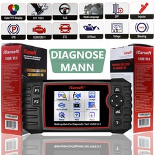 DIAGNOSEGERÄT iCARSOFT VAWS V2.0 für VW AUDI SEAT SKODA OBD Scanner + Service