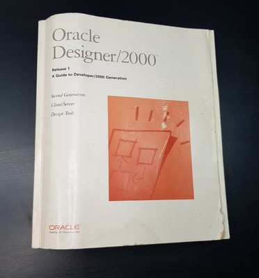 ORACLE DESIGNER/2000 DEVELOPERS SERVER DESIGN TOOOL GUIDE VINTAGE PAPERBACK BOOK