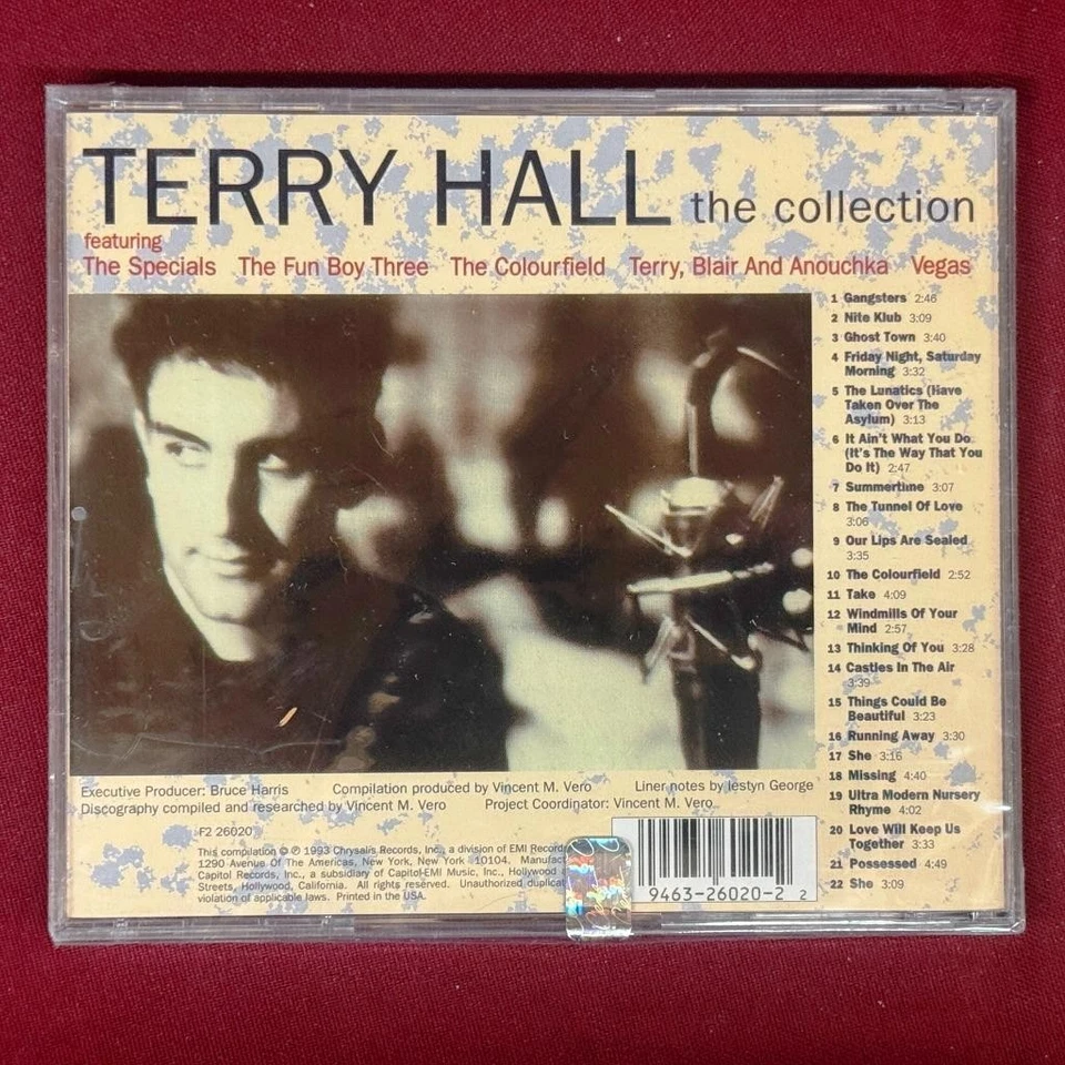 The Collection Terry Hall 1993 Brand New Factory Sealed CD Chrysalis Records NM - Image 2 of 2