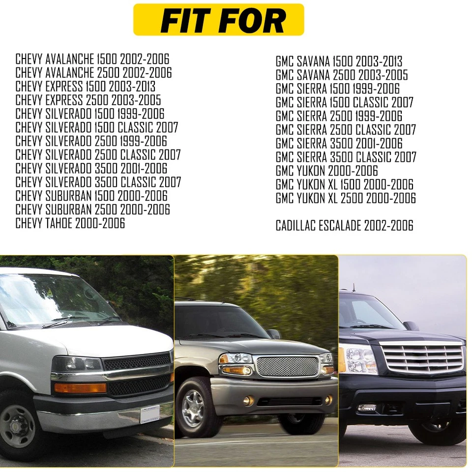 Sensor de velocidad de rueda 2500 para GMC Yukon XL 1500 2000-2006 conductor delantero y pasajero Foto 2 de 4