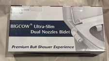 Bidet Attachment Non-Electric Ultra-Slim Dual Nozzle New in Box & Unused