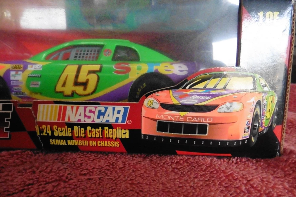Chevy Adam Petty 1999 Spree Trackside Nascar 1/24 Diecast Racing Champions #45 Foto 2 de 4