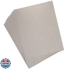 JNENERY 10 Chipboard Sheets 8.5 x 11", 22pt Book Board for Bookbinding, Cardb