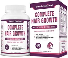 Premium Hair Growth for Women Men - Vitamins w/ Biotin ...