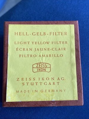 Rollei Rolleiflex Yellow Hell Gelb 354/G  S40,5 Filter Jewel Case Originalkarton