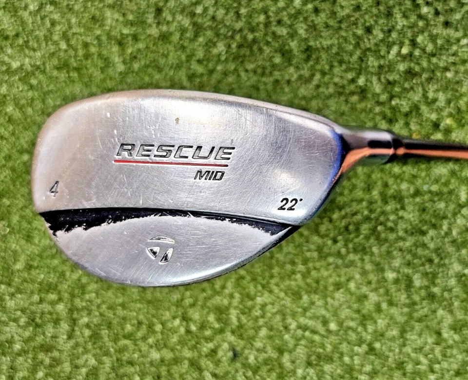 TaylorMade Rescue Mid 4 híbrido 22*/derecha/grafito rígido ~40,5"/jd1472 Foto 4 de 4