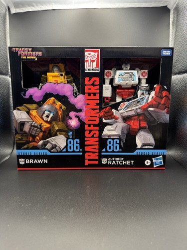 Transformers Studio Series 86 Movie Deluxe Brawn Ratchet 2 Pack Figure