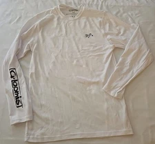 G Loomis XL White LS  Tshirt 100% Polyester NEW