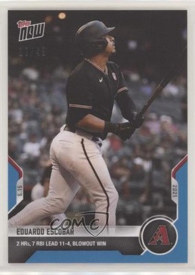 2021 Topps Now Blue 17/49 Eduardo Escobar #217 03rk