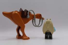 Lego 7115 Star Wars Gungan Patrol Kaadu with Jar Jar Binks Minifigure Lot Rare