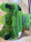 Pelican Wireless Original Xbox Controller + Receiver Green Clear FOR PARTS READ — photo 3