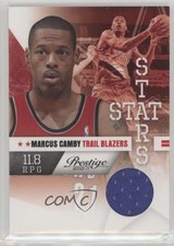 2010-11 Prestige Stat Stars Materials /249 Marcus Camby #9 2d0
