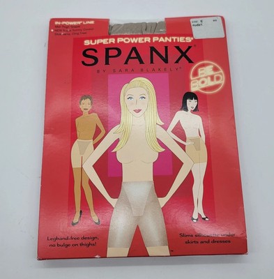 Spanx Panties Size E Super Power Nude 915 Mid Thigh Shaper Slims Tummy Slimming