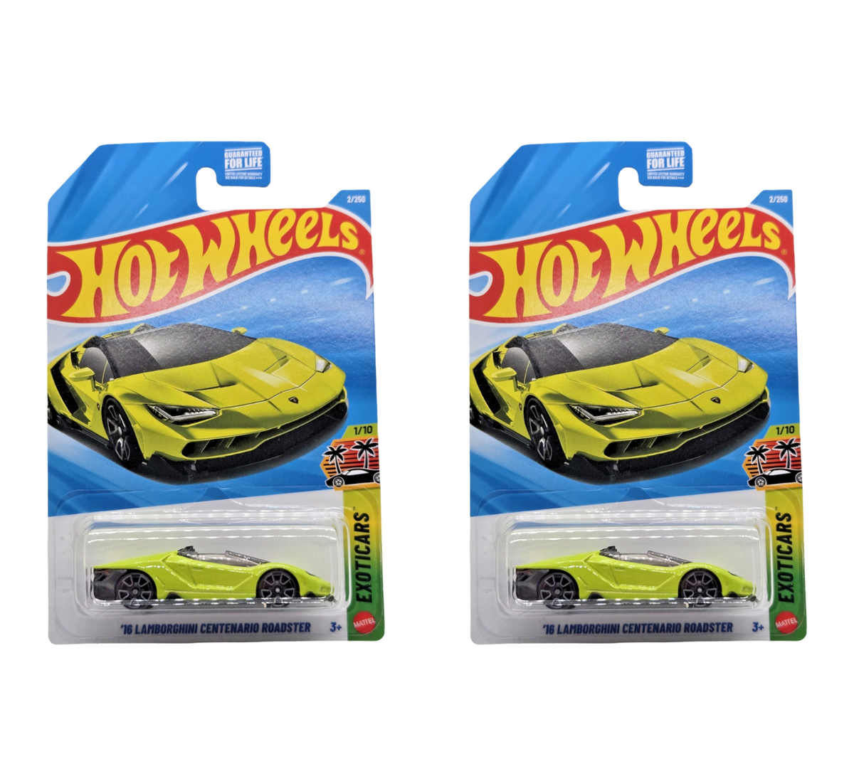 2026 Hot Wheels '16 Lamborghini Centenario Roadster #2 Lime Green