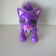 Zoomer Meowzies Interactive Purple Robot Cat Kitten Kitty by Spin Master