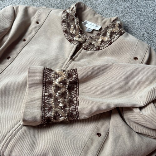 Veste St. John Sport By Marie Gray - Taille S - Couleur Gris (lion/brown/gold) - Occasion TB