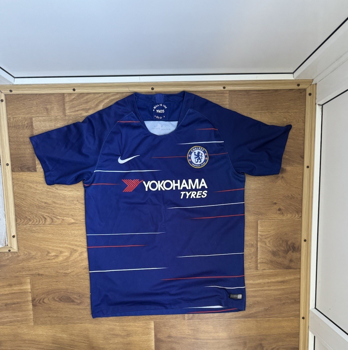Nike Chelsea FC Soccer 2018 Home Jersey Size XL 919009-496 Blue