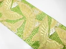 7472985: JAPANESE KIMONO JAPANESE FUKURO OBI / WOVEN BUTTERFLY