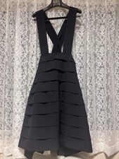 USED COMME DES GARCONS SUSPENDER SKIRT ASYMMETRICAL DRESS VERYGOOD