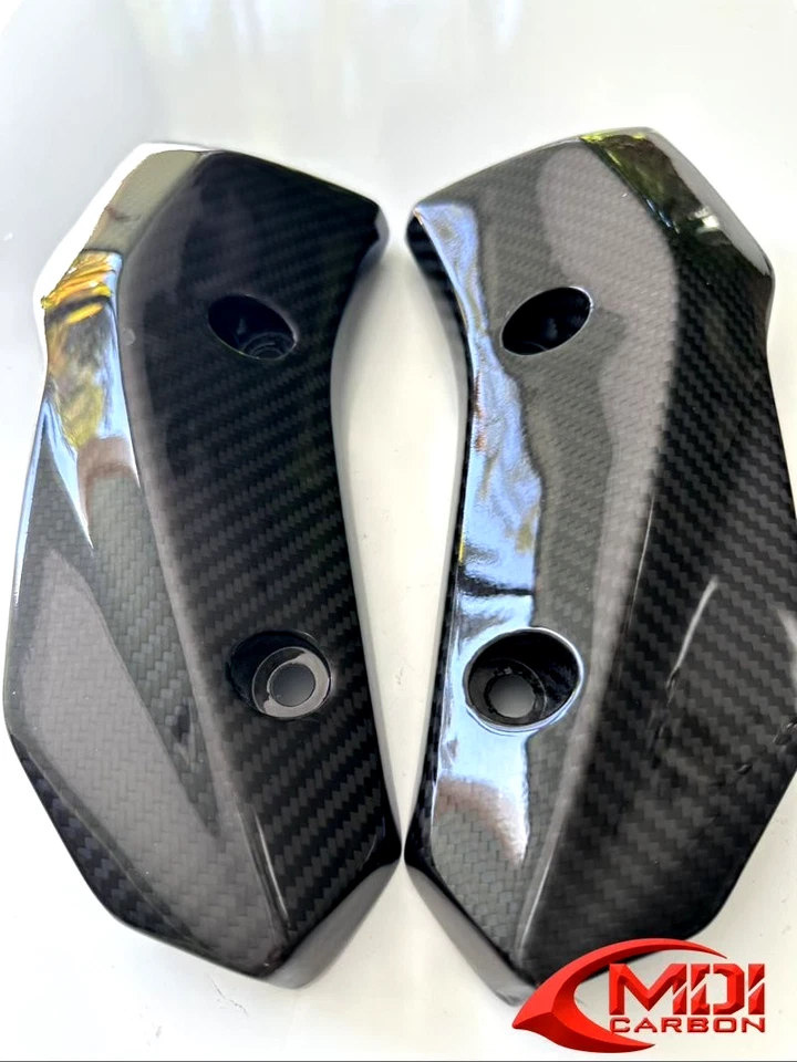 2014-2017 年雅马哈 FZ-07 MT-07 侧散热器盖 - 100% 碳纤维 — 第 2/4 张图片