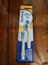 Spinbrush Pro Clean Replacement Brush Heads 2 Pack Soft Dual Action Head
