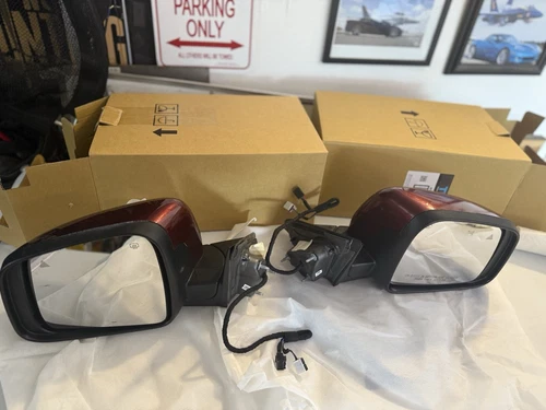 17-22 Jeep Grand Cherokee LH & RH Pair Heated Side View Mirrors OEM W/Blind Spot