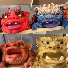 Boglins King Wort Topor Sponk Drak Bat Puppets TriAction Toys Horror