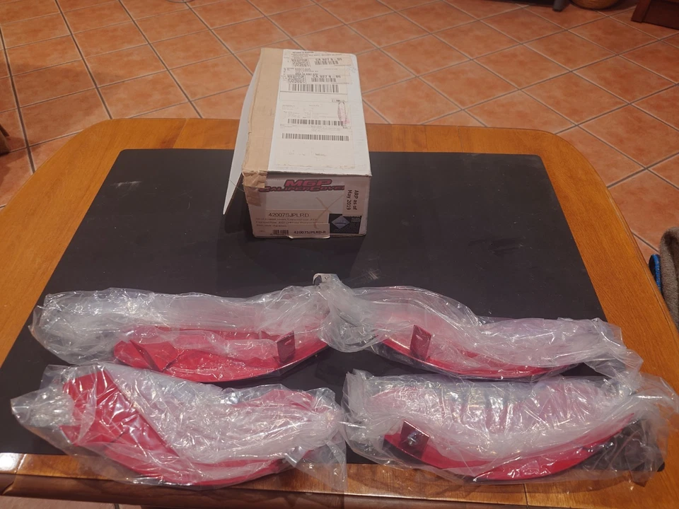 MGP Disc Brake Caliper Cover 42007SJPLRD JEEP WRANGLER and JEEP LIBERTY - Image 2 of 2