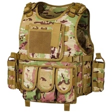 GZ XINXING Black Tactical Airsoft Paintball Vest Small-XX-Large Cp