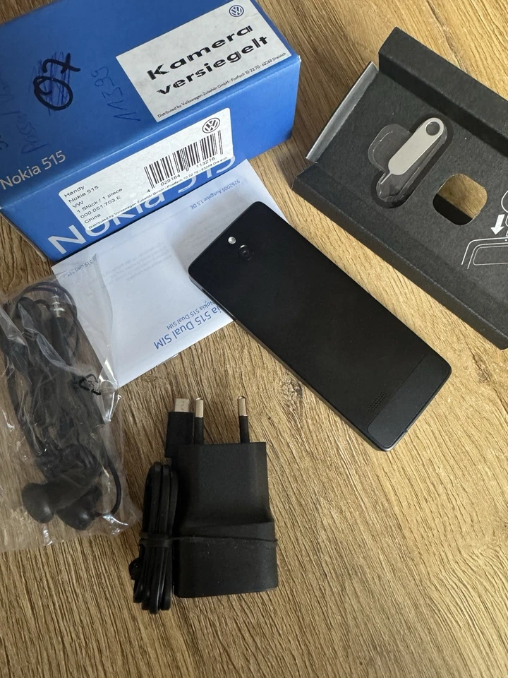 Nokia  515 - Black Wie Neu! - Bild 3 von 4