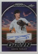 2025 Leaf Baseball Nation New Dawn Purple Prismatic 1/8 Gavin Turley Auto 2a5