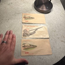 Lot Of 3 Rare Vintage Advertising Envelopes Charles Perdew Decoys Ithaca DuPont