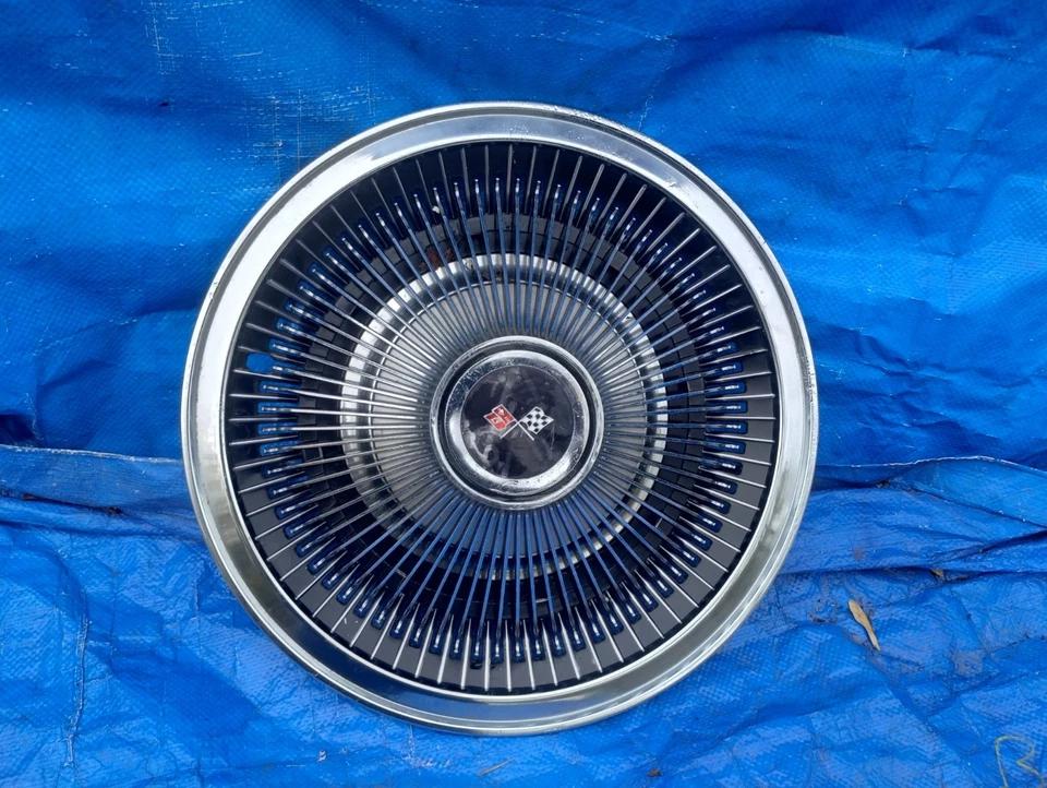 Chevy Corvette Impala Caprice 1968-1974 tapacubos turbina cubierta de rueda limpia Foto 2 de 4