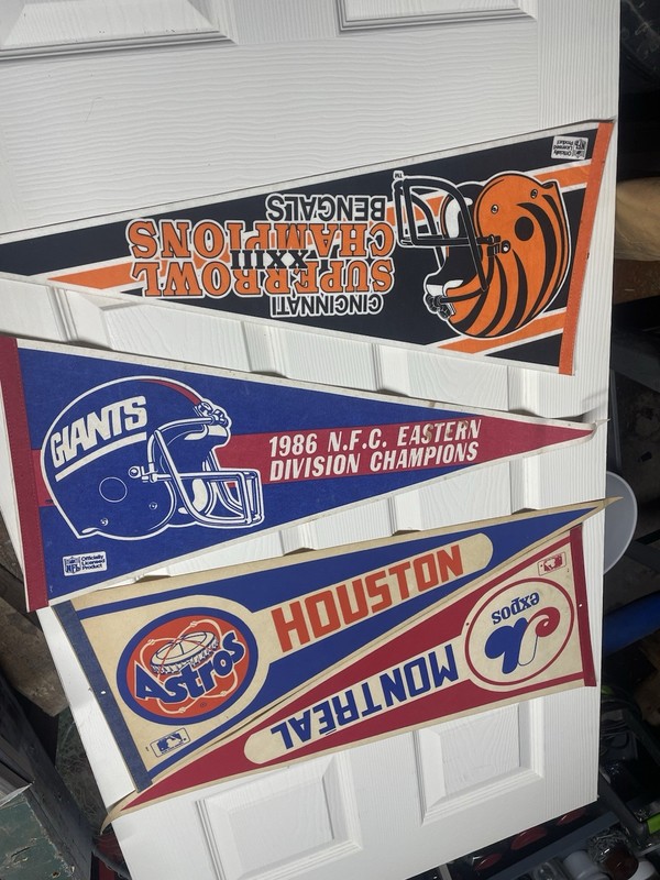 1980s Felt Pennants