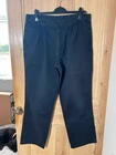 Mens Marks and Spencer Authentic Chino Trousers W 36" L 31" Navy Blue M&S