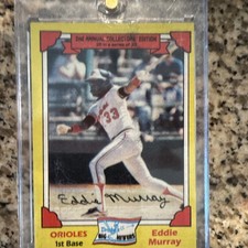 Error Topps 1982 Drake's Big Hitters Eddie Murray #25 Baltimore Orioles MLB Card