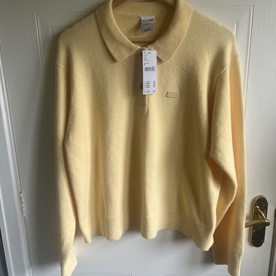 BNWT Urban Outfitters iets frans Collins Polo Jumper yellow size XL RRP £44