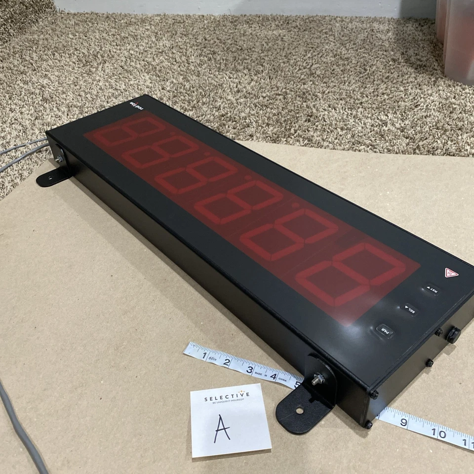 RED LION LD4006P0 Contador LED Rojo 6 Dígitos 4" Contador LED Programable Foto 4 de 4