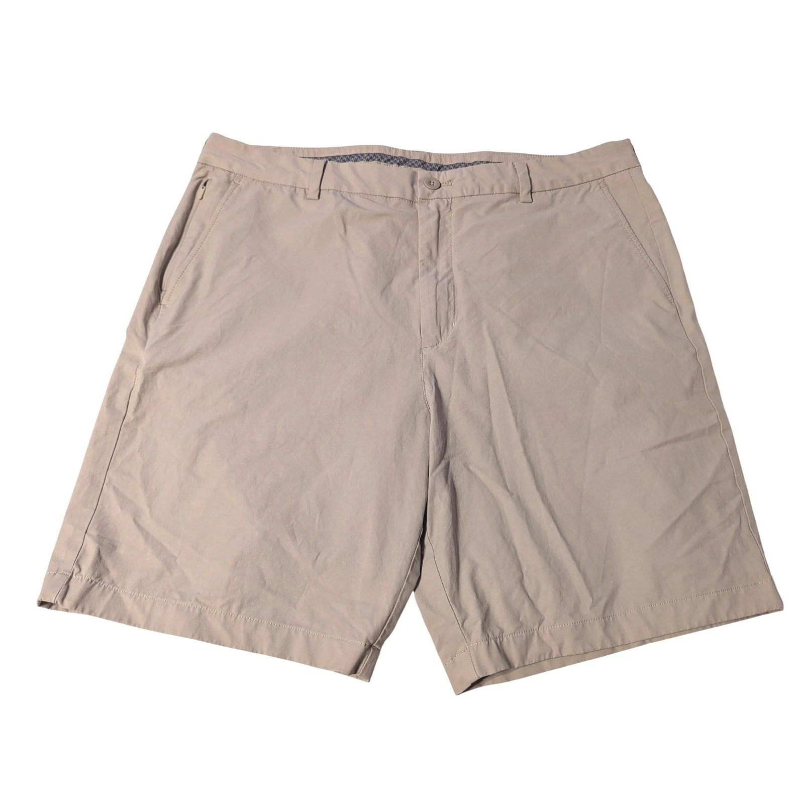 Vineyard Vines Mens 40x9 Performance Outdoor Chino Shorts Khaki Beige Stretch