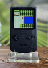 Black 💎 FPGBC Gameboy Color GBC Funnyplaying IPS Screen USB-C Rechargeable