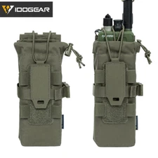 IDOGEAR Tactical Radio Pouch Walkie Talkie Holder PRC148/152 MOLLE MBITR Airsoft