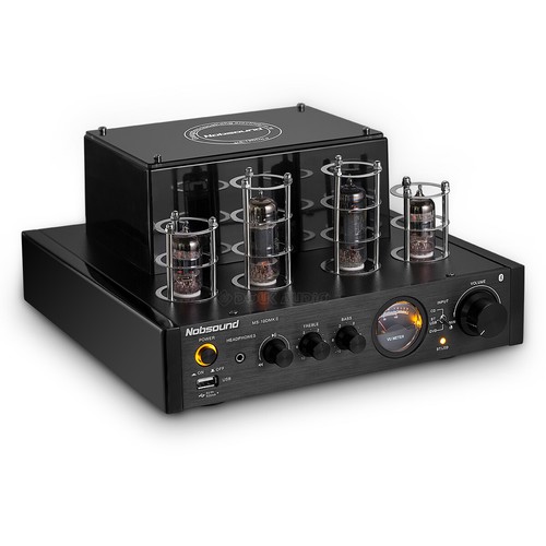 Nobsound Bluetooth Valve Tube Amplifier HiFi Stereo Desktop Audio Amp USB Player - Picture 2 of 6