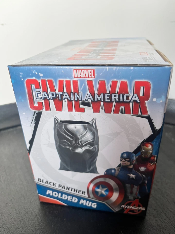 Superhero Coffee Mug Black Panther Cup 3D Marvel Captain America Civil War Cup - image 2 of 4