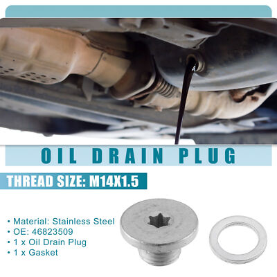 Engine Oil Drain Plug 46823509 Oil Drain Bolt for Chevrolet Corsa