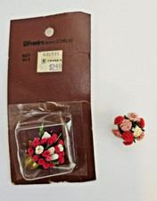 Vintage Dollhouse Floral Arrangements, Mini Flower Arrangement, Dollhouse Flower